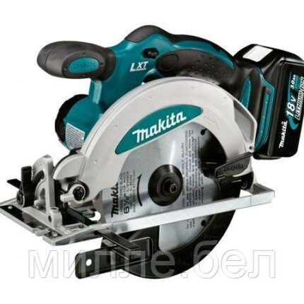 Аккум. циркулярная пила MAKITA LXT DSS 610 RFE в чем. (18.0 В, 2 акк., 3.0 А/ч, Li-Ion, 165х20 мм, до 57 мм)