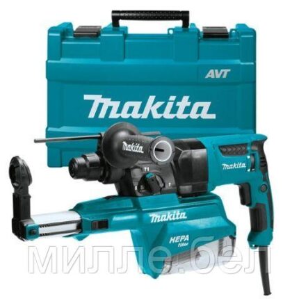 Перфоратор MAKITA HR 2653 в чем. + система пылеудаления (ОТГРУЗКА ТОЛЬКО ПО ЭТН/ЭТТН | 800 Вт, 2.2 Дж, 3 реж.,