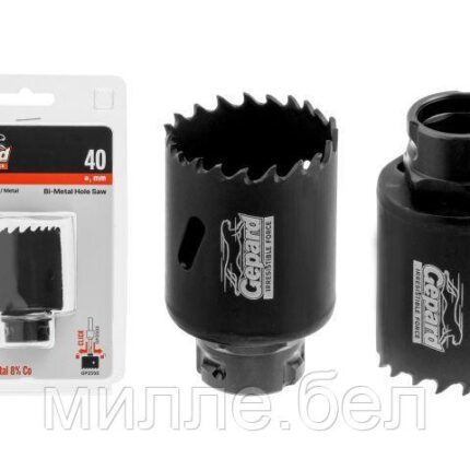 Коронка биметаллическая  d40 мм PROGRESSOR GEPARD