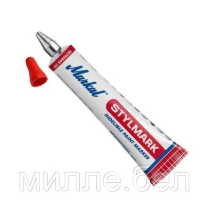 Маркер промышл. перманентный с шариковым наконечником MARKAL STYLMARK КРАСНЫЙ (Толщина линии 3 мм. Цвет