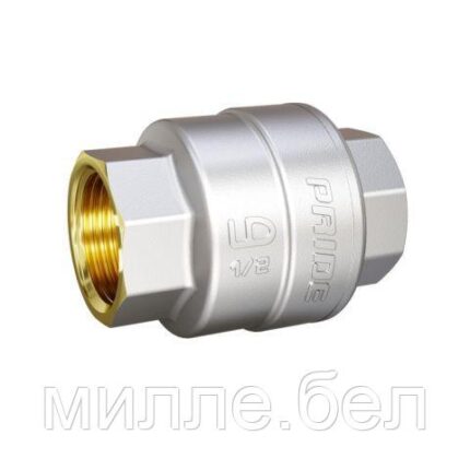 Клапан обратный 1" вн.-вн. пружинный латунный шток, LD