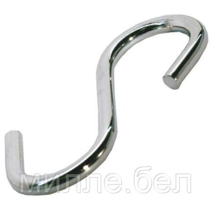 Крючок для рейлинга одинарный d16 мм, хром (5 шт в зип-локе) STARFIX
