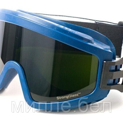 Очки закрытые панорамные СОМЗ ЗН11 PANORAMA PC StrongGlass (6 РС) зеленые