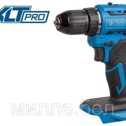 Аккум. дрель-шуруповерт BULL SR 1804 в кор. XLTpro SOLO БЕСЩЕТ., Импульс., 18 В, 45 Н*м (ОТГРУЗКА ТОЛЬКО ПО