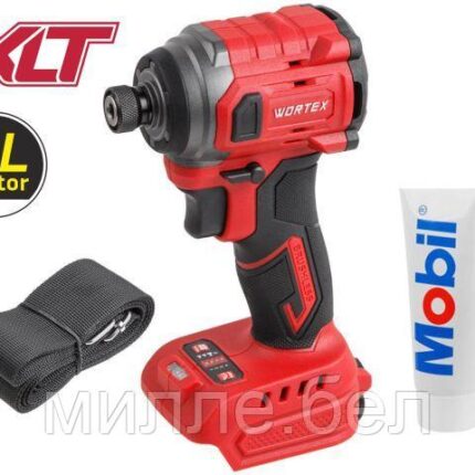 Аккум. ударный гайковерт/винтоверт WORTEX CWR 0218 в кор. XLT SOLO БЕСЩЕТ., 18 В, 220 Н*м (внутр. шестигр.