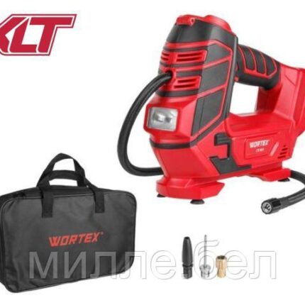 Аккум. компрессор WORTEX CTI 1811 в кор. ALL1 XLT SOLO 18 В, 11 бар, 12 л/мин (160 PSI / 1100 кПа, цифровой