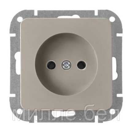 Розетка 1-ая телефонная (скрытая) песочная, Astrum, BYLECTRICA