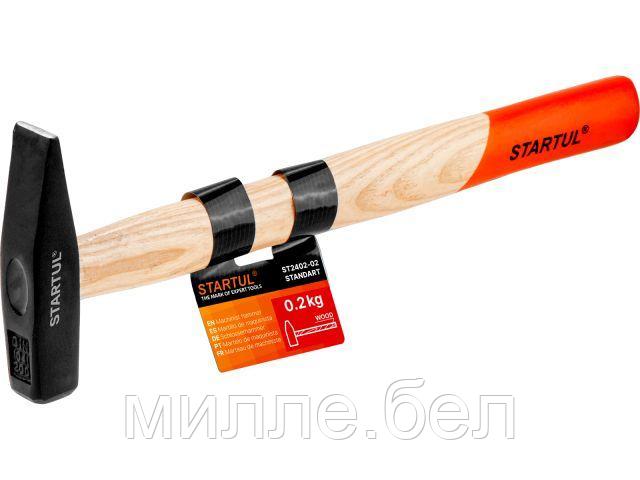 Молоток 0,2кг с дер.рукояткой STARTUL STANDART (ST2402-02)