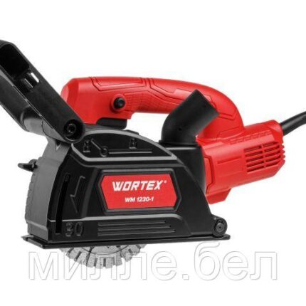 Бороздодел WORTEX WM 1230-1 в кор. 1400 Вт, 125 мм, глубина до 30 мм, конст. эл., плав. пуск (Вес 3,05 (с