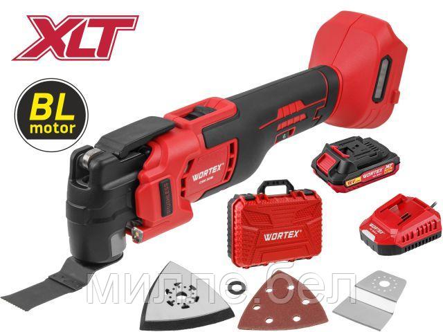 Аккум. многофункциональный инструмент (реноватор) WORTEX CSM 3018 в кор. ALL1 XLT + аксесс. SET (4 град.,