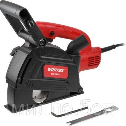 Бороздодел WORTEX WM 1540-1 в кор. 1800 Вт, 150 мм, глубина до 40 мм, конст. эл., плав. пуск (направление