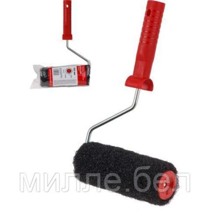 Валик для нанесения шпатлевки и штукатурки 44-180мм с ручкой 8мм STARTUL PROFI (покраска стен и фасадов)