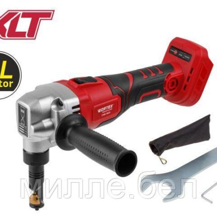 Аккум. ножницы высечные WORTEX CNB 1825 XLT SOLO БЕСЩЕТ., 18 В, 900-2000 ход/мин, до 2,5 мм (сталь до 1.8 мм,