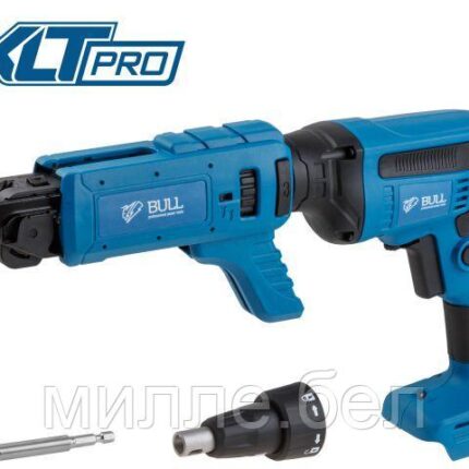Аккум. ленточный шуруповерт BULL CAS 1844 в кор. SOLO, XLTpro, БЕСЩЕТ., 18 В, 4500 об/мин, 57 мм (Саморезы до