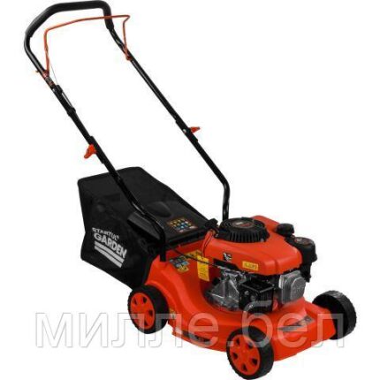 Газонокосилка бензиновая STARTUL GARDEN 40 (3.5 л.с., шир. 40 см, ручной привод, пластик. корпус, травосборник