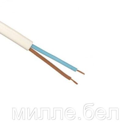 Провод ШВВП-с 2х0,75 (бухта 200м) Б Щучинский завод Автопровод (белый) (АВТОПРОВОД)