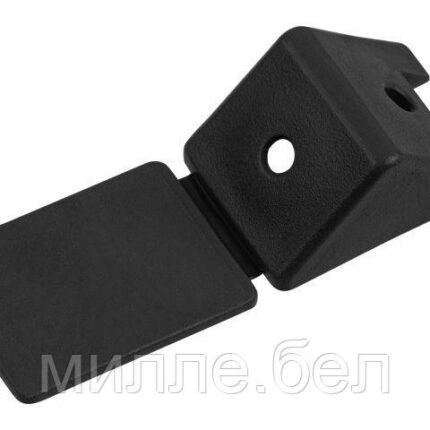 Уголок мебельный пласт. черный (100 шт в пакете) STARFIX