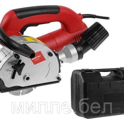 Бороздодел WORTEX WM 1230 в кор. 1320 Вт, 125 мм, глубина до 30 мм, конст. эл., плав. пуск. (вес 4 кг, защита