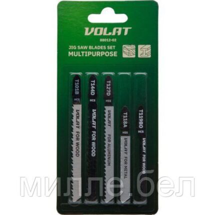 Набор пилок лобз. универсальный 5шт. ВОЛАТ (T144D, T119BO, T101B, T127D, T118A)
