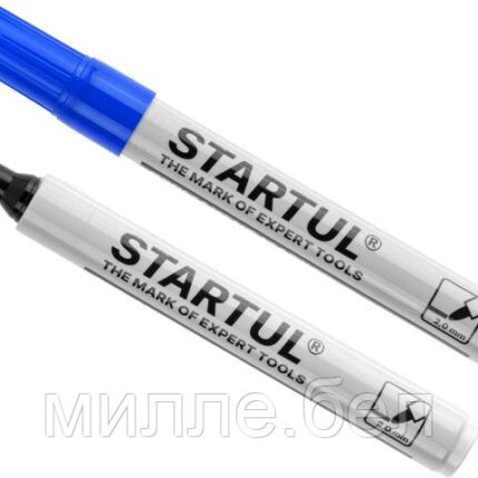 Маркер промышл. перманентный фетровый синий STARTUL PROFI (ST4340-02) (толщ. линии 2,0 мм)