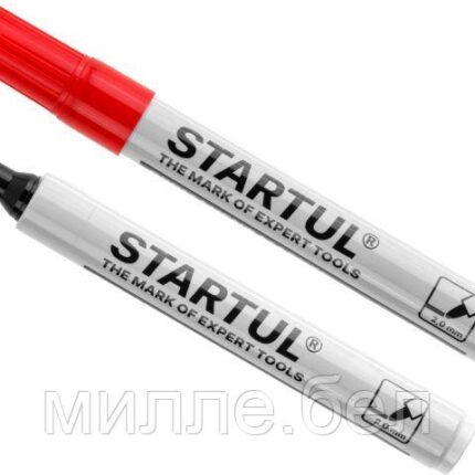 Маркер промышл. перманентный фетровый красный STARTUL PROFI (ST4340-03) (толщ. линии 2,0 мм)