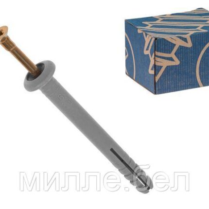 Дюбель-гвоздь 6х80 мм полипропилен гриб (50 шт в карт. уп.) РБ (STARFIX)