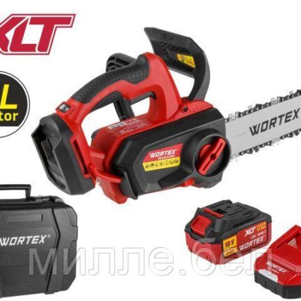Аккум. пила цепная WORTEX CEC 2518-3 в чем. ALL1 XLT SET БЕСЩЕТ., 18 В, 25.4 см