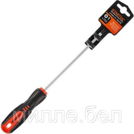 Отвертка "+" №1 150мм PH STARTUL MASTER (ST3090-115) (крестовая Phillips, двухкомп. рукоятка Anti-Slip)