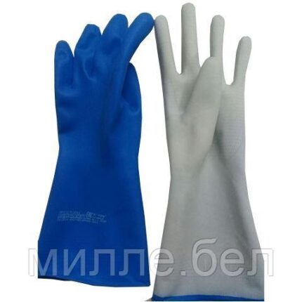 Перчатки КЩС с ворс подложкой размер 8/M К80 Щ50 "Суперфлок" (инд. уп.) (индивидуальная упаковка) (АЗРИ)