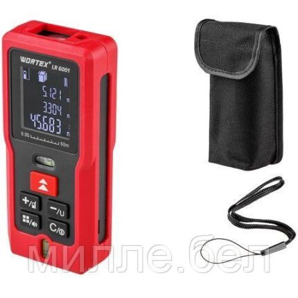 Дальномер лазерный WORTEX LR 6001 в кор., 0.05 - 60 м, +/- 2 мм/м