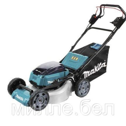 Газонокосилка аккумуляторная MAKITA LXT DLM 462 Z (18.0 В, самоход., шир. 460 мм, выс. 20-100 мм, пластм.