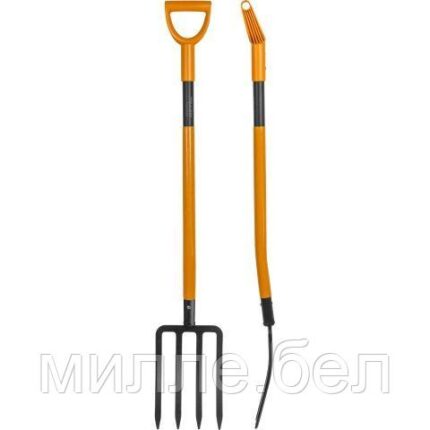 Вилы садовые 4-рогие с метал. черенком 1220мм STARTUL METSA (ST6080-07) (кованые)