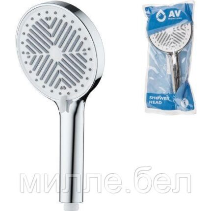 Душевая лейка, 3-функц., AV Engineering (ABS-пластик, подключение 1/2")