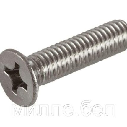Винт М4х30 мм потай. головка, нерж.сталь (А2) DIN965 (500 шт в карт. уп.) (STARFIX)