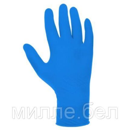 Перчатки нитриловые р-р 9/L, голубые, уп. 50 пар, JETA SAFETY