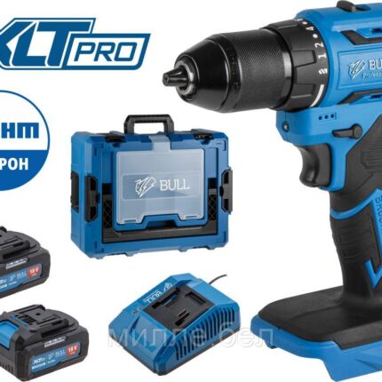 Аккум. дрель-шуруповерт BULL SR 1804 R-series Xcase XLTpro БЕСЩЕТ., Импульс., 18 В, 50 Н*м, 2х4 А*ч (ОТГРУЗКА