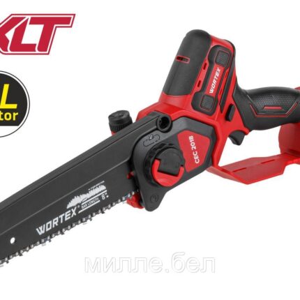Аккум. мини-пила WORTEX CEC 2018 в кор. ALL1 XLT SOLO БЕСЩЕТ., 18 В, 20 см (шина 20 см (8"), 1/4", 1.3 мм)