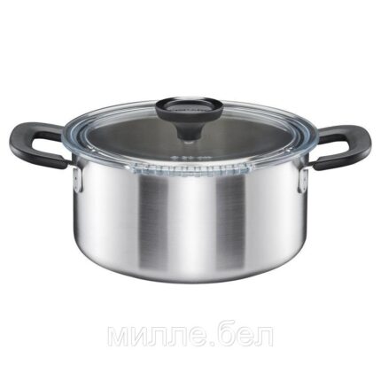 Кастрюля стальная 3л с крышкой Functional Form Fiskars