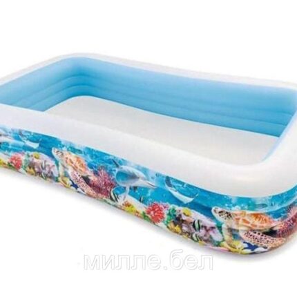 Надувной бассейн Морская жизнь, 305х183х56 см, INTEX (от 6 лет)