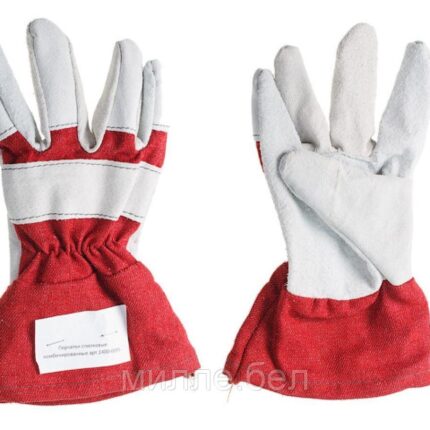 Перчатки спилковые комбинированные РБ