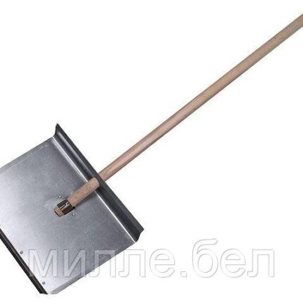 Лопата снеговая 350х470 тротуарная (алюм. с дер.черенком) STARTUL (ST9069) (черенок 1й сорт)