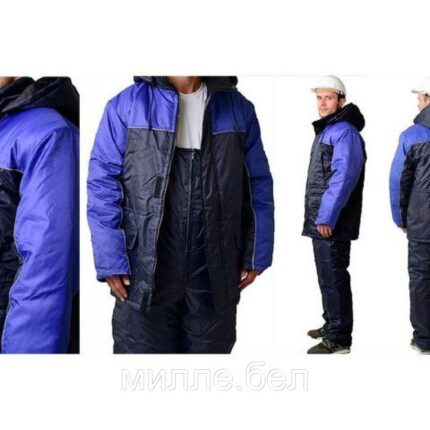 Костюм (куртка+п/к) утепленный "Балтика" (синий+василек Оксфорд) р-р 48-50 рост 182-188, РФ (р-р 48-50 рост