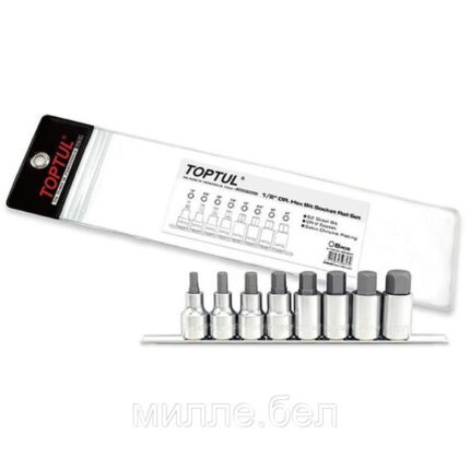 Набор бит 1/2" 8шт. TOPTUL