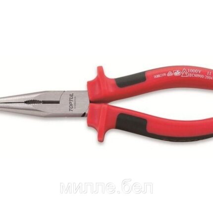 Тонкогубцы 200мм диэлектрические 1000V TOPTUL