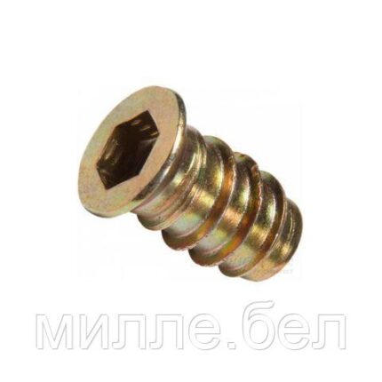 Гайка-футорка мебельная М6х10х25 (20 шт в зип-локе) STARFIX