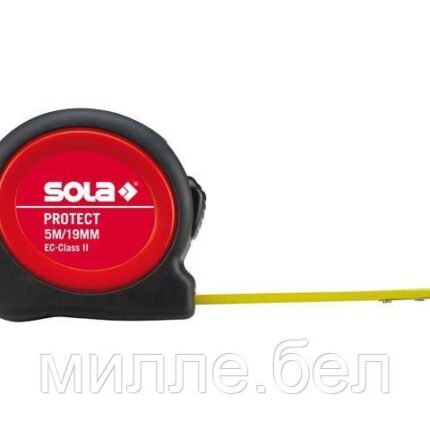 Рулетка  8м/25мм "Protect" PE 8m (SOLA)