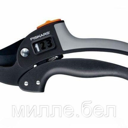 Секатор контактный FISKARS PowerStep с храповым механизмом