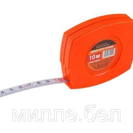 Мерная лента 10м стальн, пласт.корпус  STARTUL (ST3025-10)