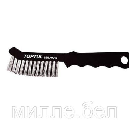 Щетка проволочная по металлу 220 мм TOPTUL