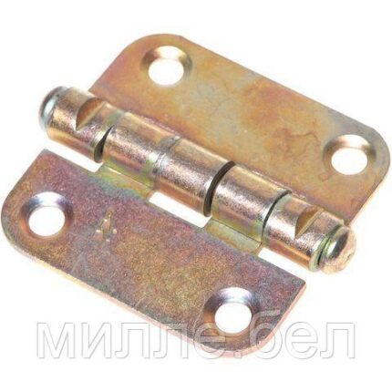 Петля 40 мм универсальная, желтый цинк (2 шт в зип-локе) STARFIX (неразъёмная)